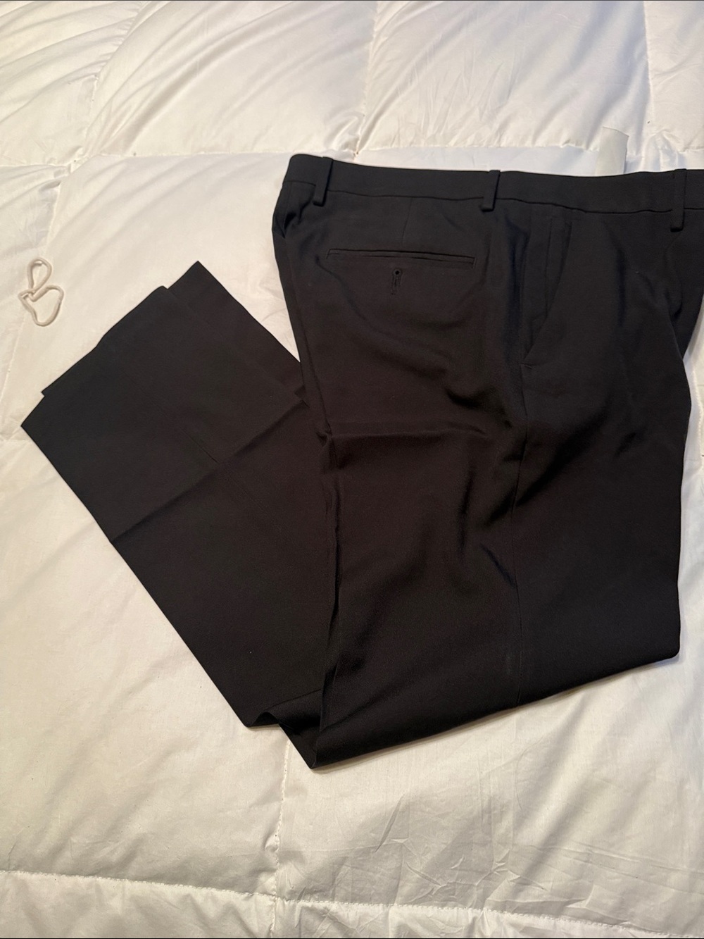 Haggar Men's Black Dress Pants - Classic Professional Style